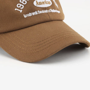 American Girl Embroidery Baseball Cap