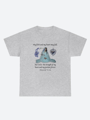 Bible Psalm 73:26 Tee