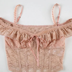 Coquette Lace Crop Top