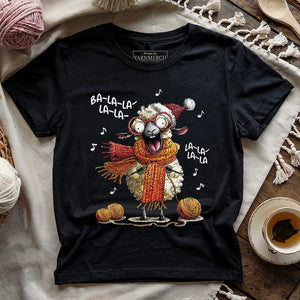 Fa-la-la Knitting Sheep T-shirt