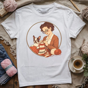 Knitting With Boston Baby T-shirt