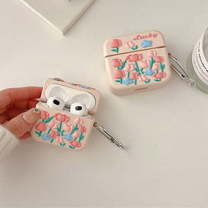 Pink Roses AirPods Case