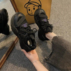 Platform Lace Up Sneakers