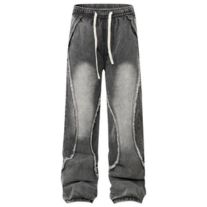 Washed Wide Leg Jeans