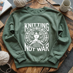 Knitting Not War Sweatshirt