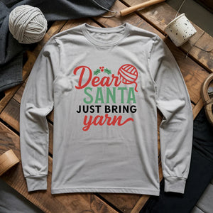 Santa Bring Yarn Long Sleeve T-shirt