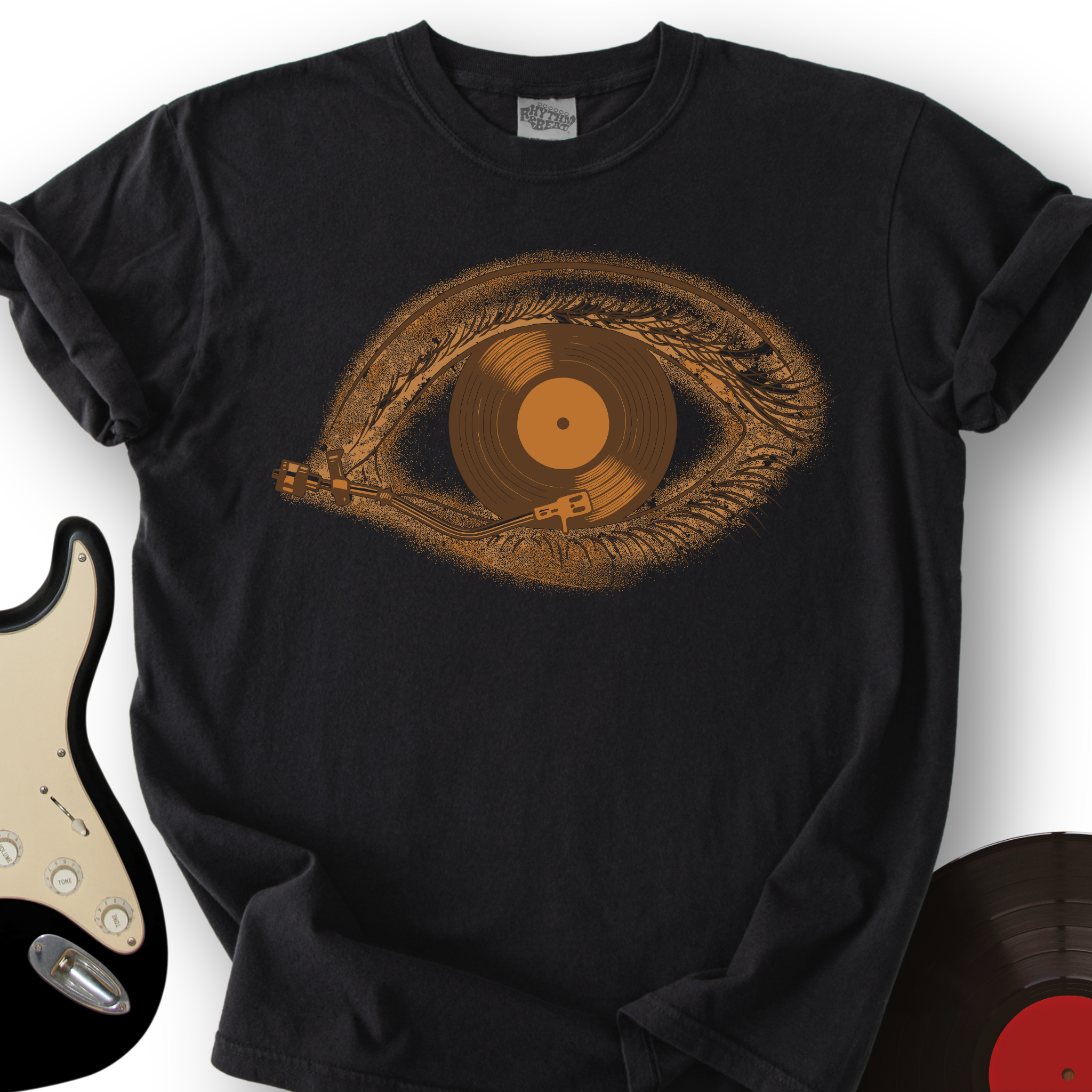 Eye with Vinyl Record T-Shirt