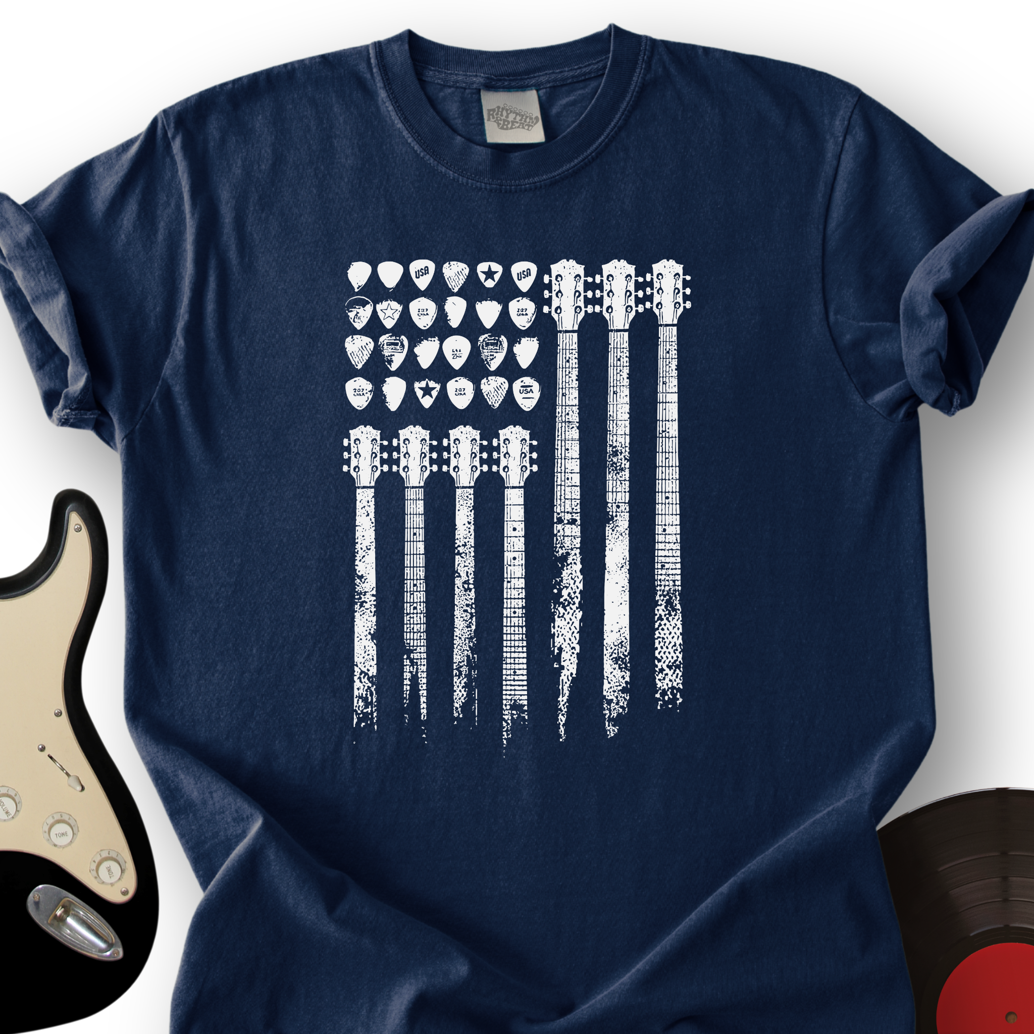 Flag of Guitars T-Shirt