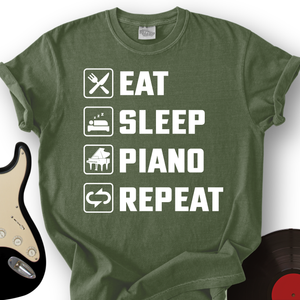 Eat, Sleep, Piano, Repeat T-Shirt