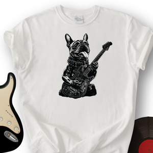 French Bulldog Guitar T-Shirt