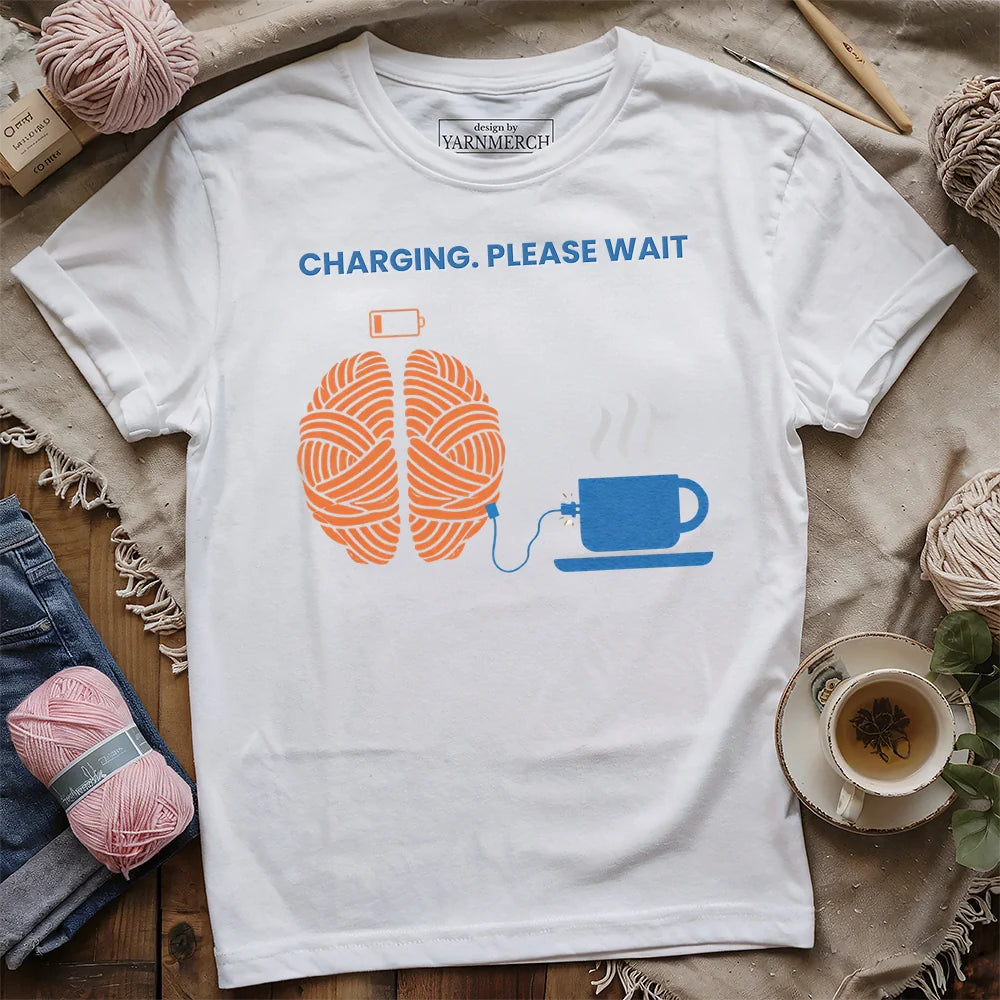 Charging. Please Wait T-shirt