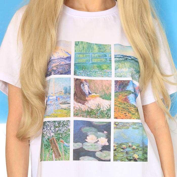 Claude Monet Tee, Size M