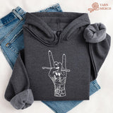 Crocheting Rock Hoodie