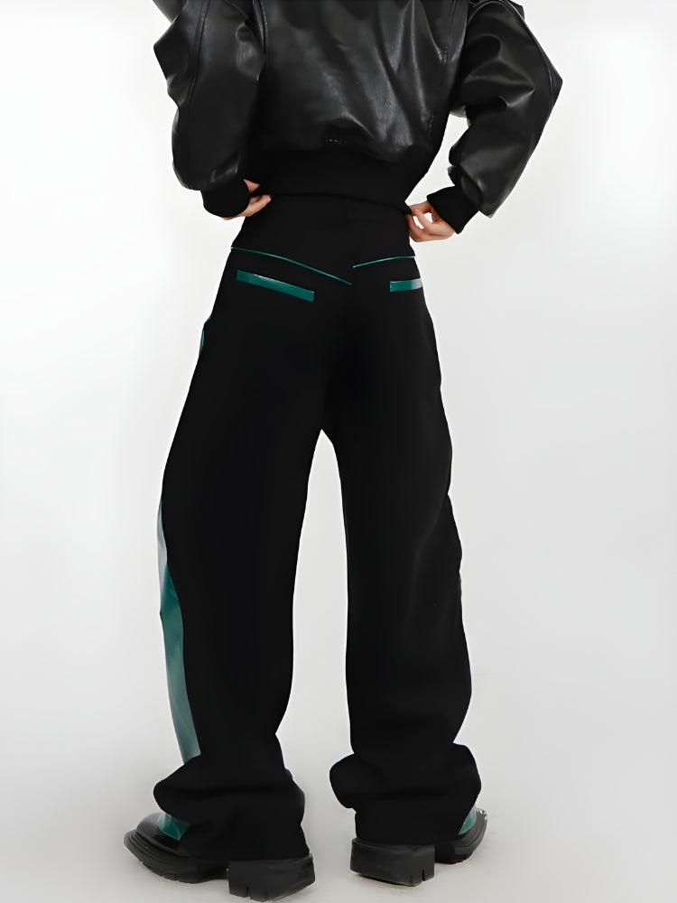 Cyberpunk Faux Leather Pants