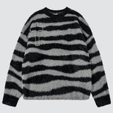 Fuzzy Cross Sweater