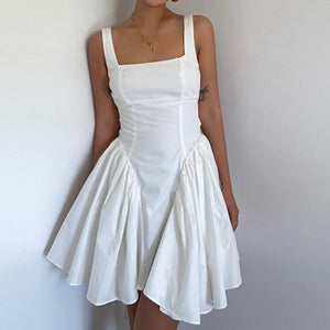 Garden Of Envy Back-Tie Milkmaid Dress