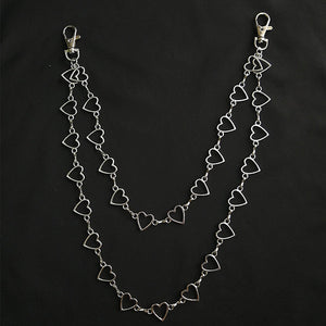 Heart Layered Pant Chain