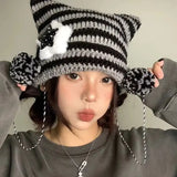 Kawaii Knitted Cat Ear Beanie