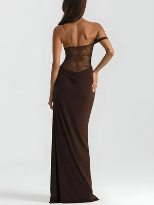 Lace Bodice Maxi Dress