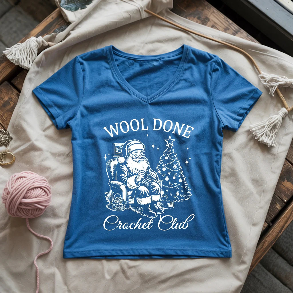 Wool Done Lady V-neck