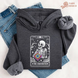 Skeleton Crocheter Tarot Hoodie
