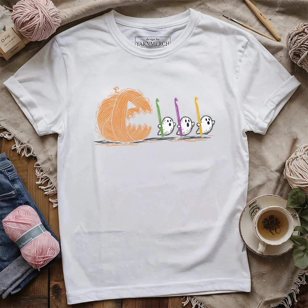 Spooky Yarn Muncher T-shirt