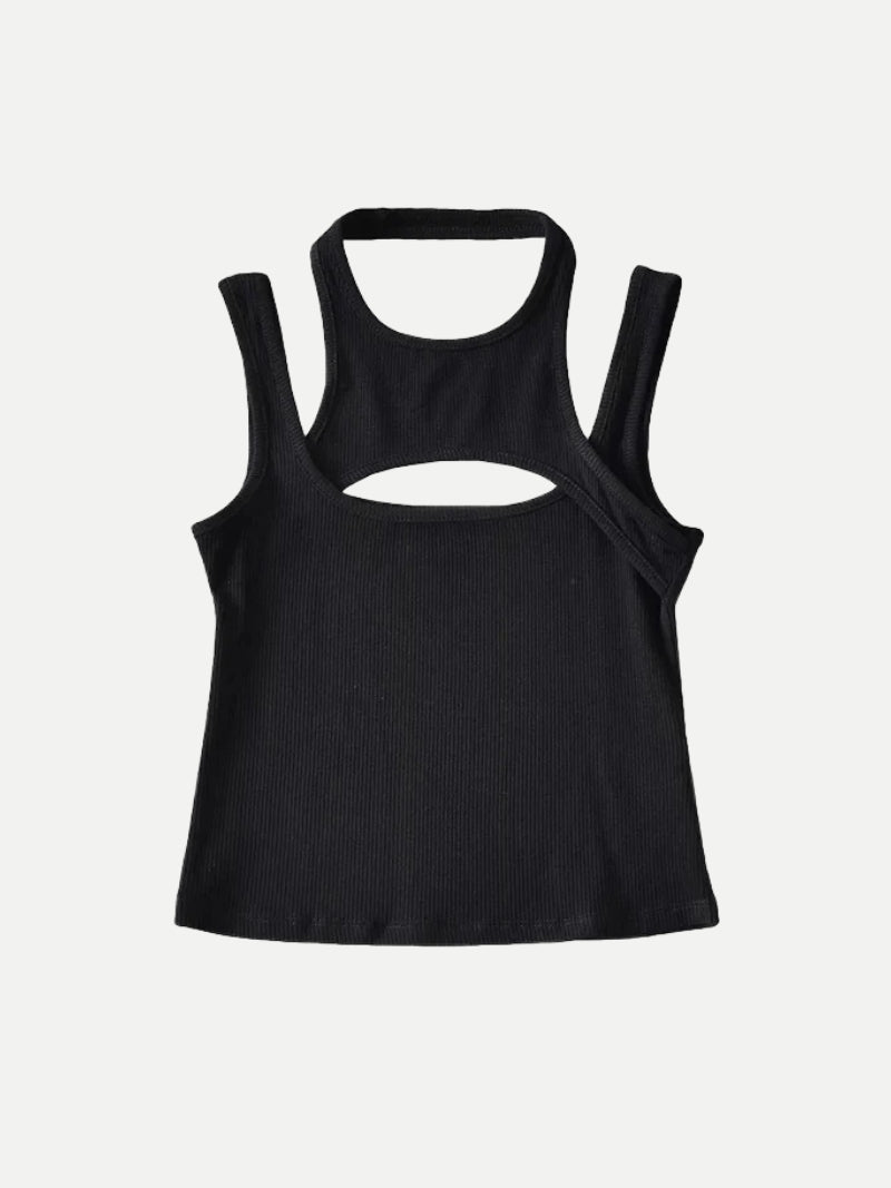 Sporty Asymmetric Tank Top