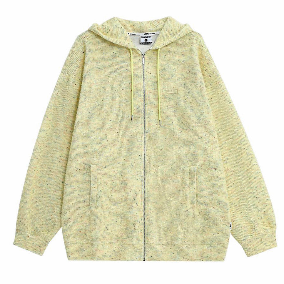 Casual Friday Knit Zip Hoodie