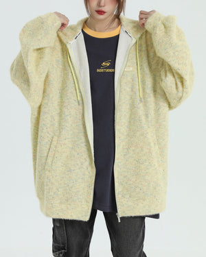 Casual Friday Knit Zip Hoodie