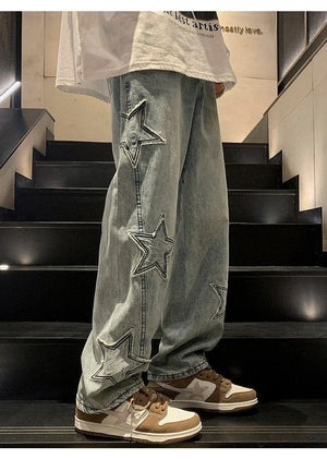 Y2K Embroidered Jeans