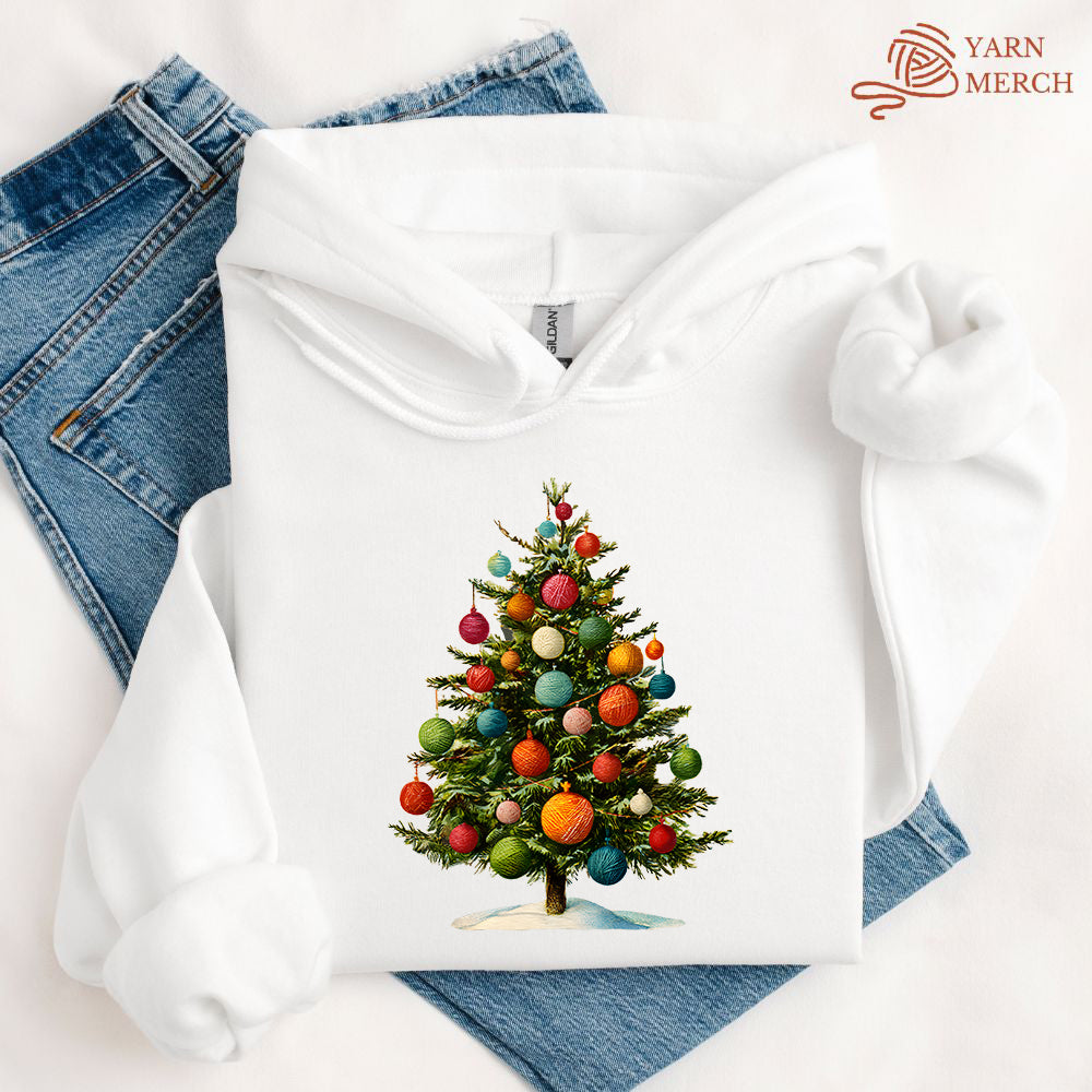 Yarn Christmas Tree Hoodie