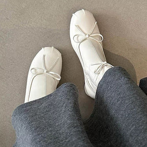 Balletcore Square-Toe Ankle Boots