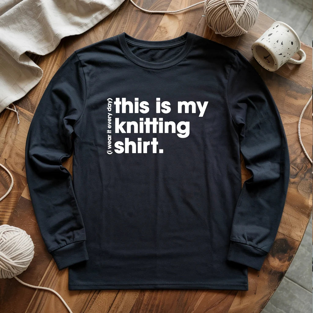 Everyday Knitting Long Sleeve T-shirt