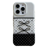 Black & White Coquette iPhone Case