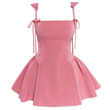 Gardens in Bloom Bow-Tie Mini Dress