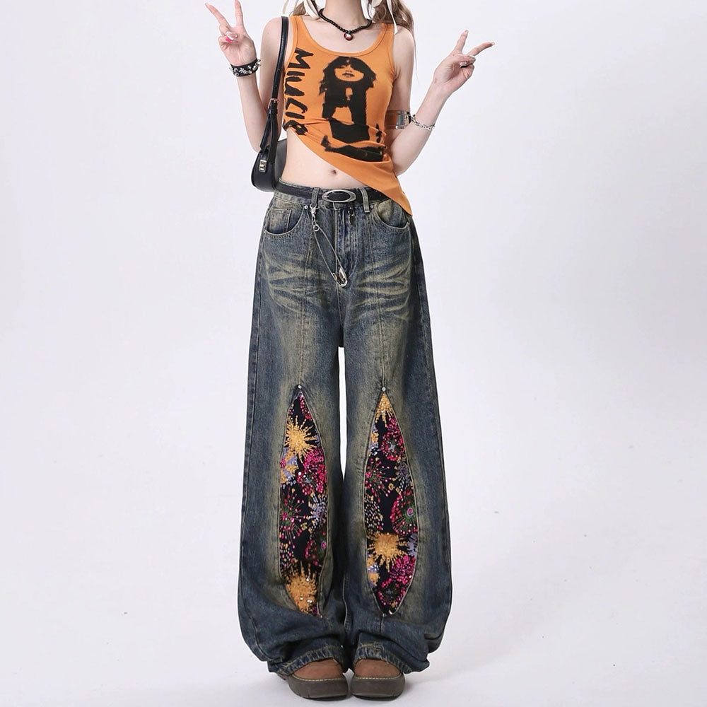 Celestial Magic Wide Leg Jeans