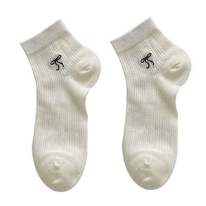 Coquette Bow Print Socks