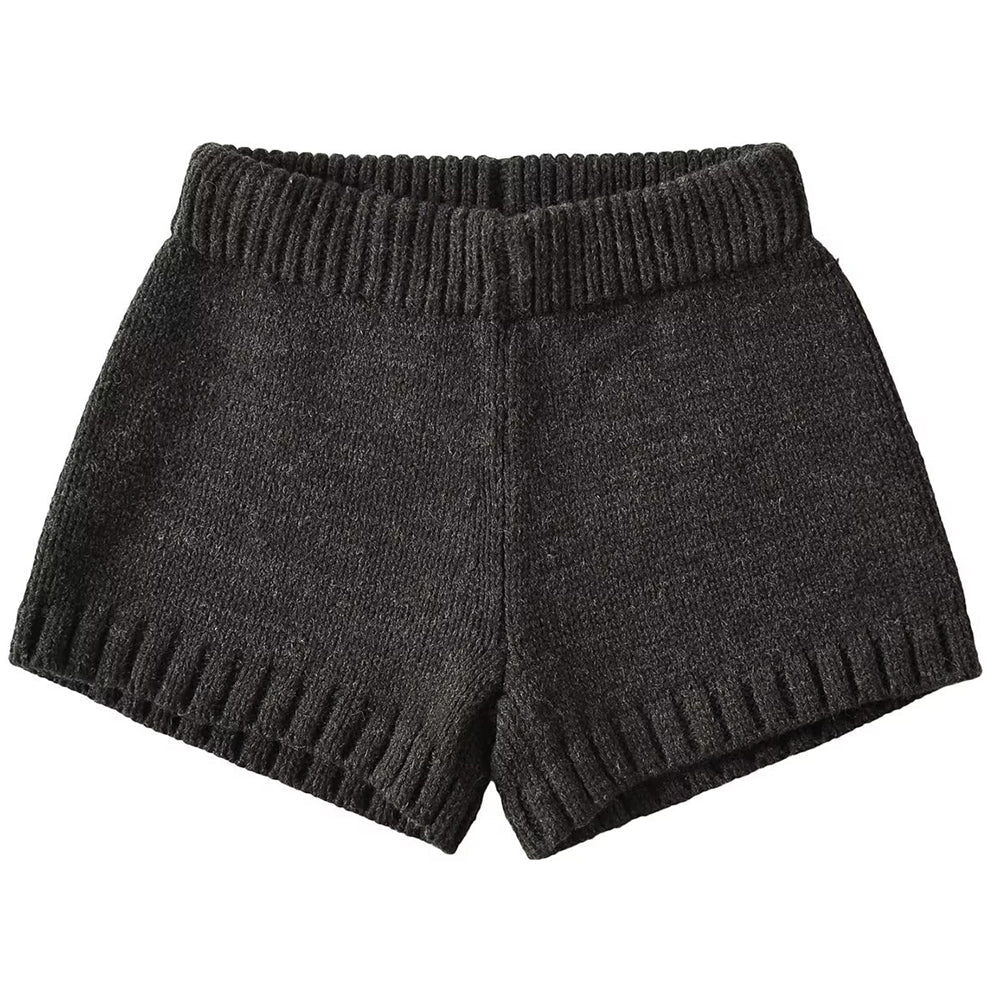 Cozy Days Knit Mini Shorts