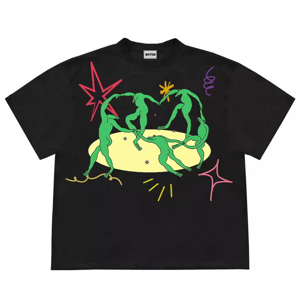 Dancing Aliens Graphic T-Shirt