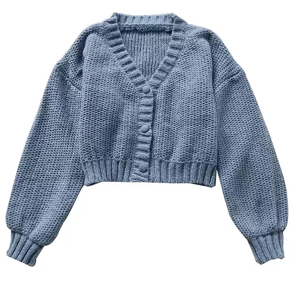 Danish Pastel Cropped Cardigan