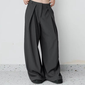 Dark Academia Wide-Leg Pants