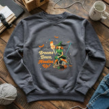 Broom Down, Needles Up Sweatshirt