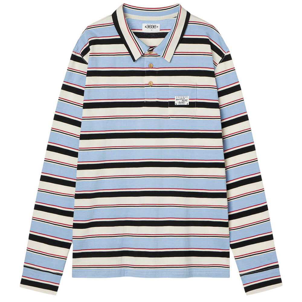 Dorm Room Diaries Stripe Rugby Polo