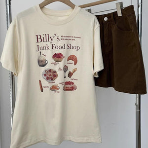 Junk Food Shop Aesthetic T-Shirt