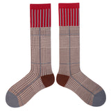 Geometric Knee-High Socks
