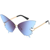 Gradient Butterfly Oversized Sunglasses