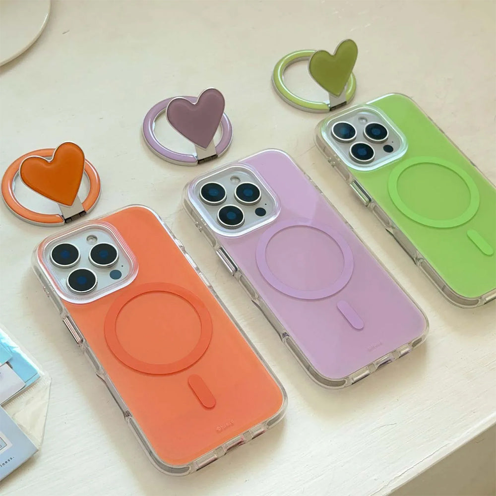 Heart Stand Holder iPhone Case