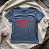 Knitflix And Chill Lady V-neck