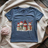Yarny Snow Crew Lady V-neck