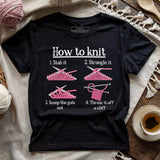 How To Knit T-shirt